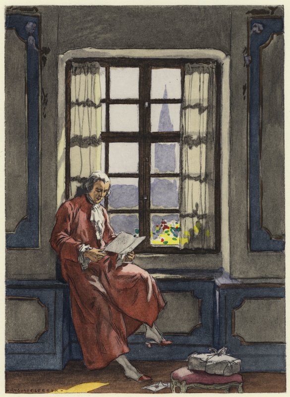 Illustration für die Memoiren von Casanova von Jules Marie Auguste Leroux