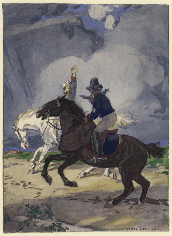 Illustration für die Memoiren von Casanova von Jules Marie Auguste Leroux