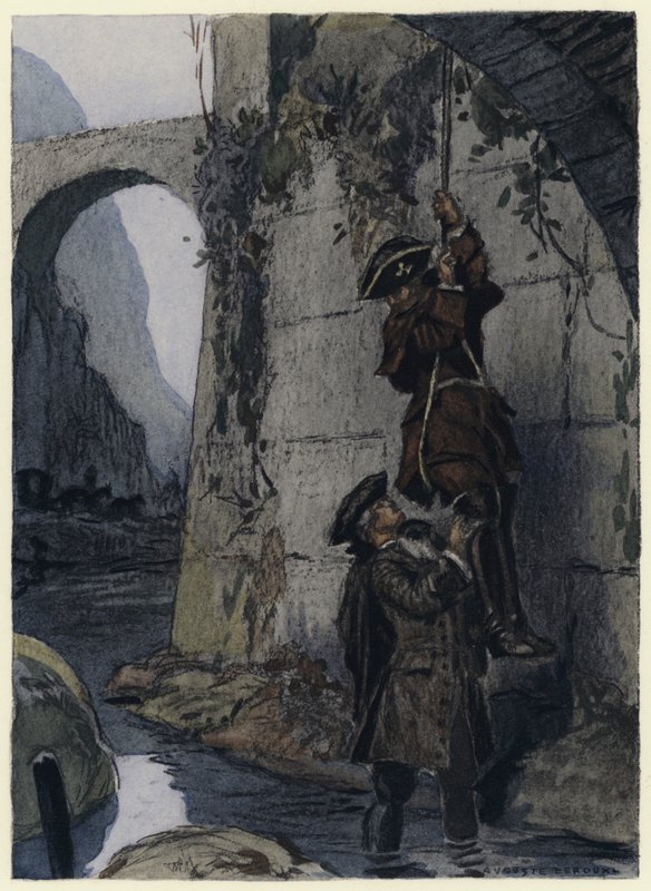 Illustration für die Memoiren von Casanova von Jules Marie Auguste Leroux