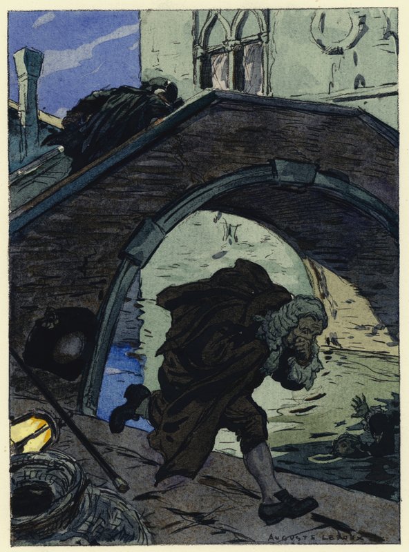 Illustration für die Memoiren von Casanova von Jules Marie Auguste Leroux