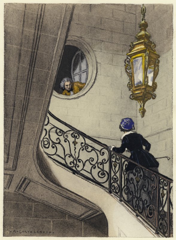 Illustration für die Memoiren von Casanova von Jules Marie Auguste Leroux