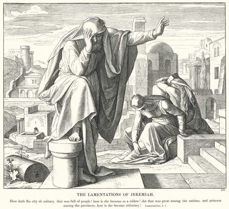 Die Klagelieder Jeremias von Julius (after) Schnorr von Carolsfeld