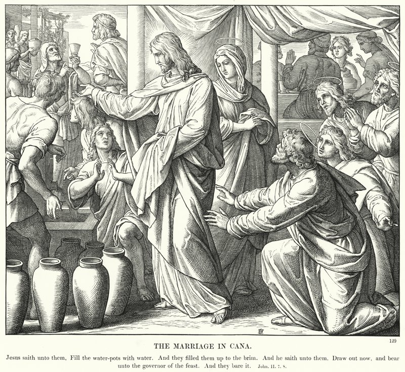 Die Hochzeit zu Kana von Julius (after) Schnorr von Carolsfeld