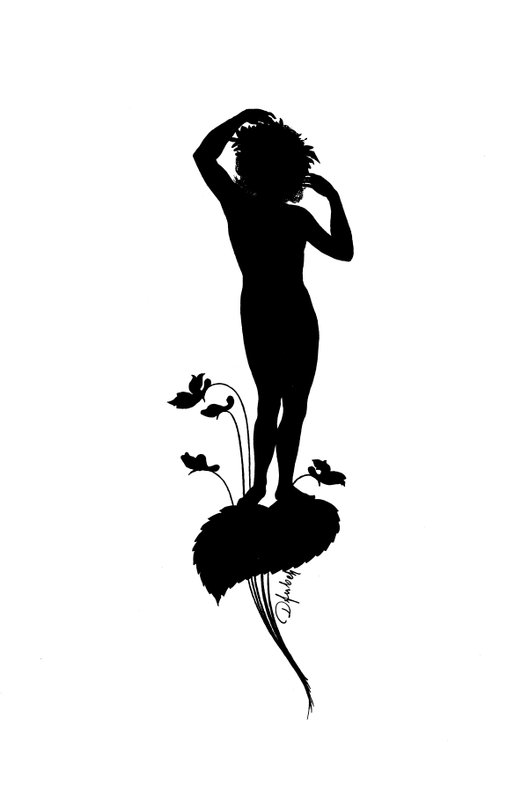 Illustration für Göttliche Jugend von K W Diefenbach von Karl Wilhelm Diefenbach