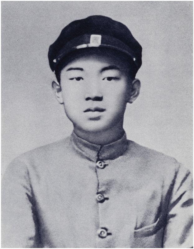 Genosse Kim Il-sung in seinen Schuljahren von Korean Photographer