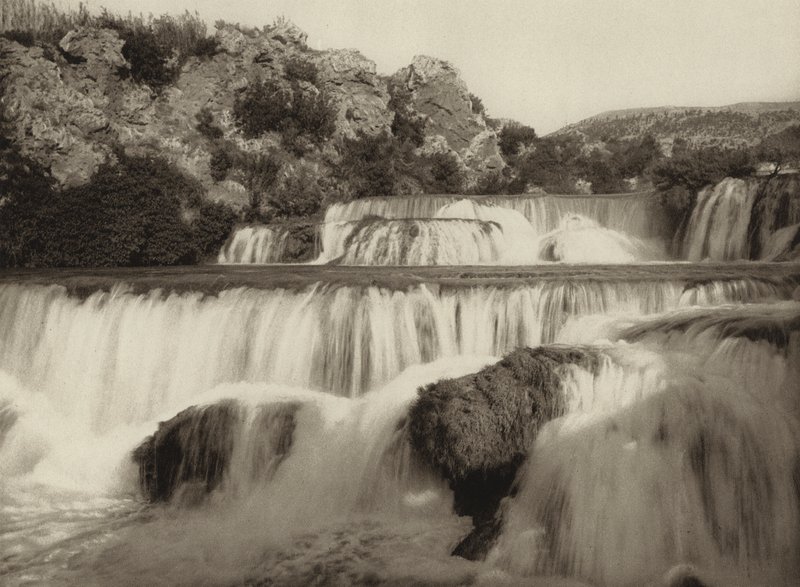 Jugoslawien: Krka-Wasserfälle von Kurt Hielscher