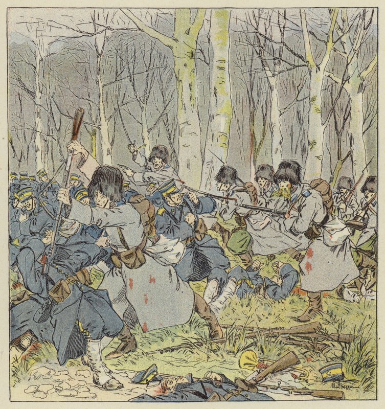 Kühner Angriff von Leutnant Demidovitch von L. Malespine