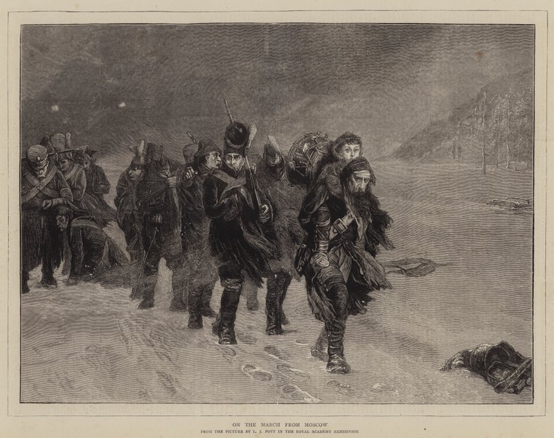 Auf dem Marsch von Moskau von Laslett John Pott