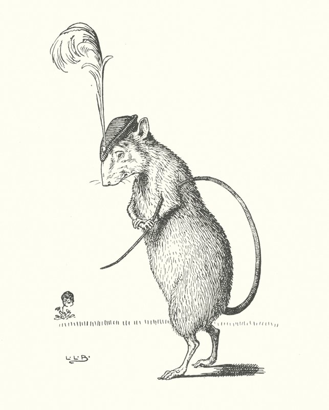 Und die Ratte trug eine Feder im Hut von Leonard Leslie Brooke