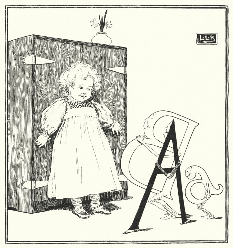 Großes A, kleines a, hüpfendes B von Leonard Leslie Brooke