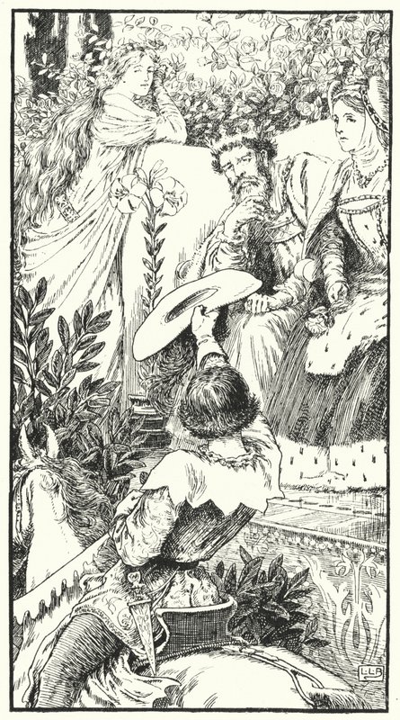 Hier kommt ein lustiger Freier (Gravur) von Leonard Leslie Brooke