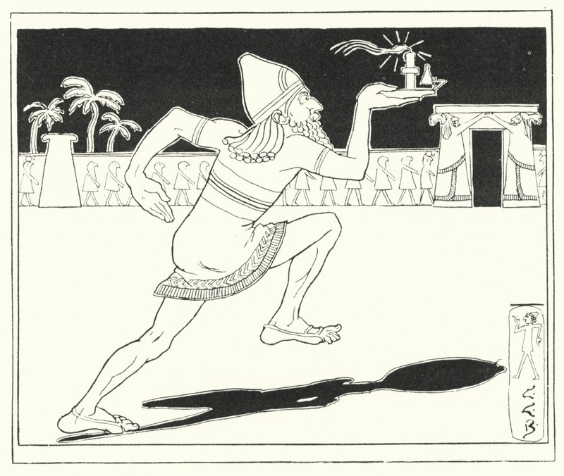 Wie viele Meilen sind es bis Babylon? sechzig Meilen und zehn von Leonard Leslie Brooke