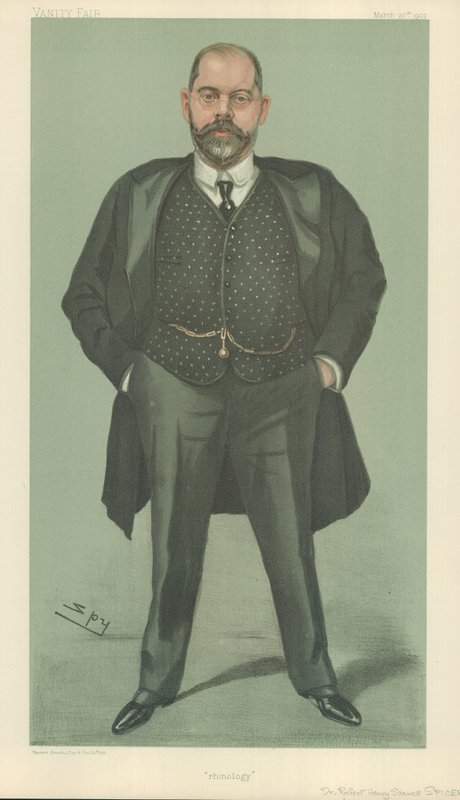 Dr. Robert Henry Scanes Spicer, Rhinologie, 20. März 1902, Vanity Fair Karikatur von Leslie Matthew Ward