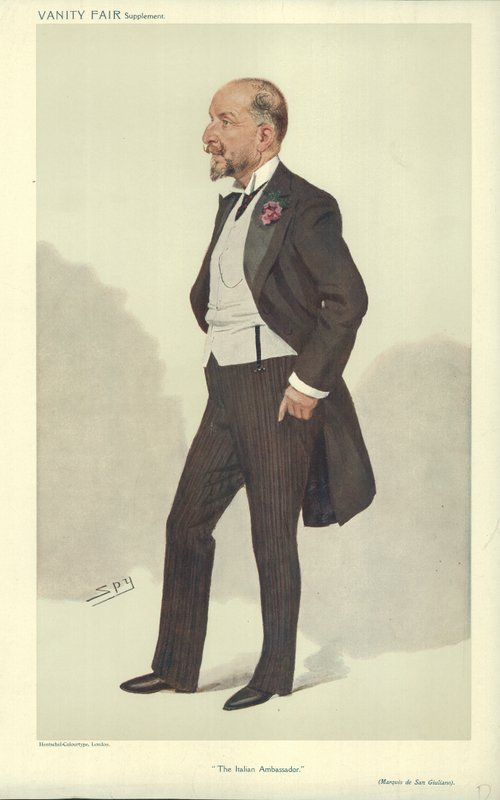 Seine Exzellenz Der Marquis di San Giuliano von Leslie Matthew Ward