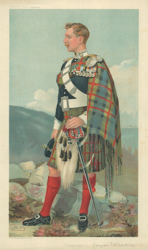 Der Marquis von Tullibardine, Scottish Horse, 23. März 1905, Vanity Fair Karikatur von Leslie Matthew Ward