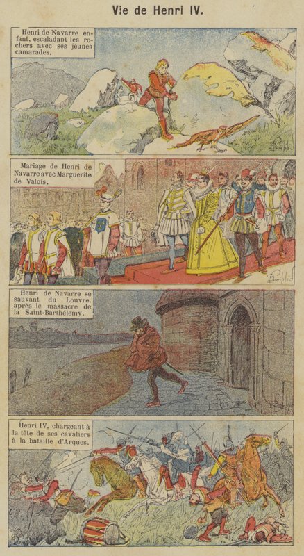 Leben von Heinrich IV. von Louis Charles (after) Bombled