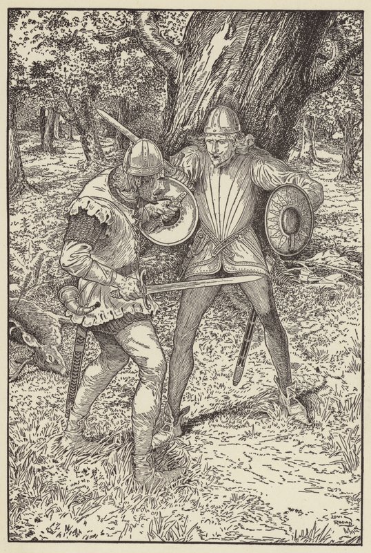 Gott sei Dank, guter Kerl, sagte Robin, ich möchte deinen Namen wissen von Louis John Rhead