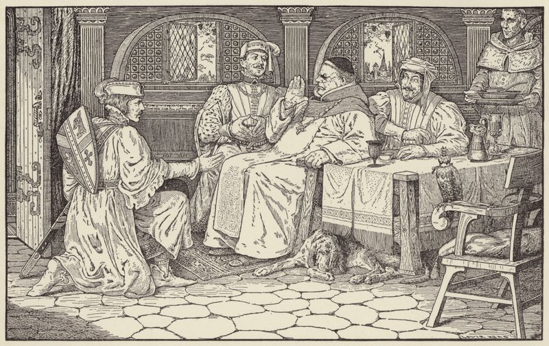 Ich komme, um dich zu bitten, dass du mir ein wenig Gnadenzeit gibst von Louis John Rhead