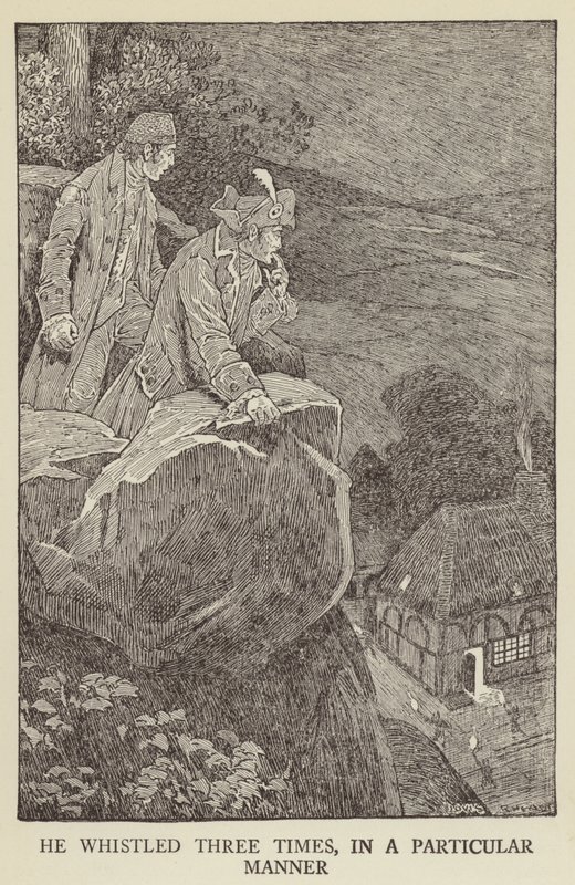 Illustration für Entführt von Robert Louis Stevenson von Louis John Rhead