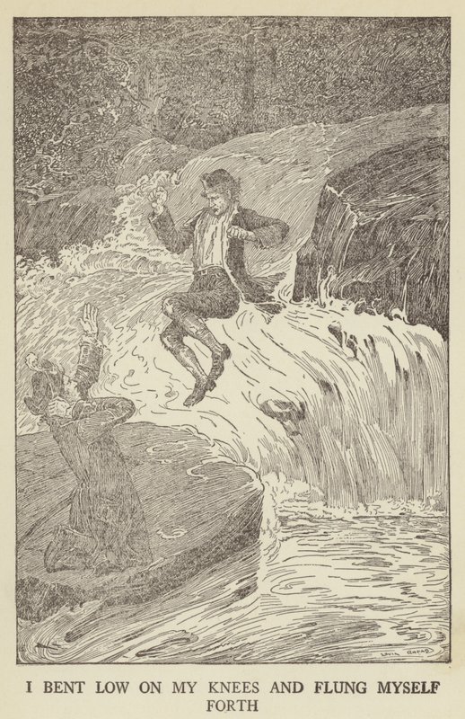 Illustration für Entführt von Robert Louis Stevenson von Louis John Rhead