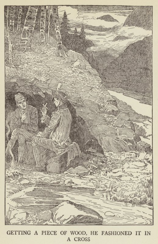 Illustration für Entführt von Robert Louis Stevenson von Louis John Rhead