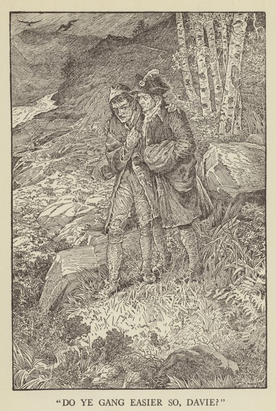 Illustration für Entführt von Robert Louis Stevenson von Louis John Rhead
