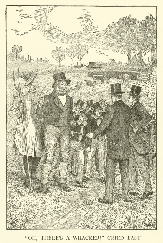 Illustration für Tom Browns Schulzeit (Stich) von Louis John Rhead
