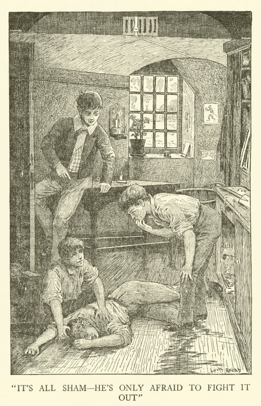 Illustration für Tom Browns Schulzeit von Louis John Rhead