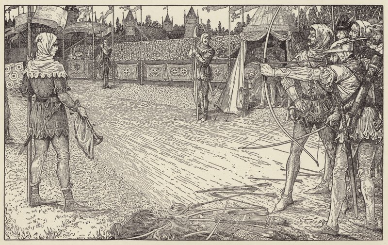 Robin gewinnt den Preis der Königin von Louis John Rhead