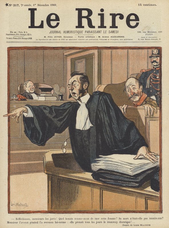 Illustration für Le Rire von Louis Malteste