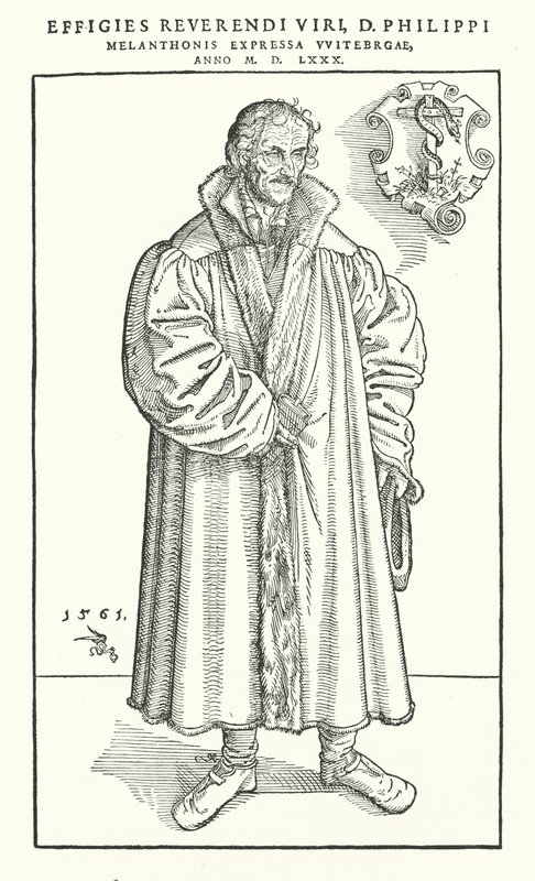 Philipp Melanchthon, deutscher protestantischer Reformator von Lucas The Younger (after) Cranach