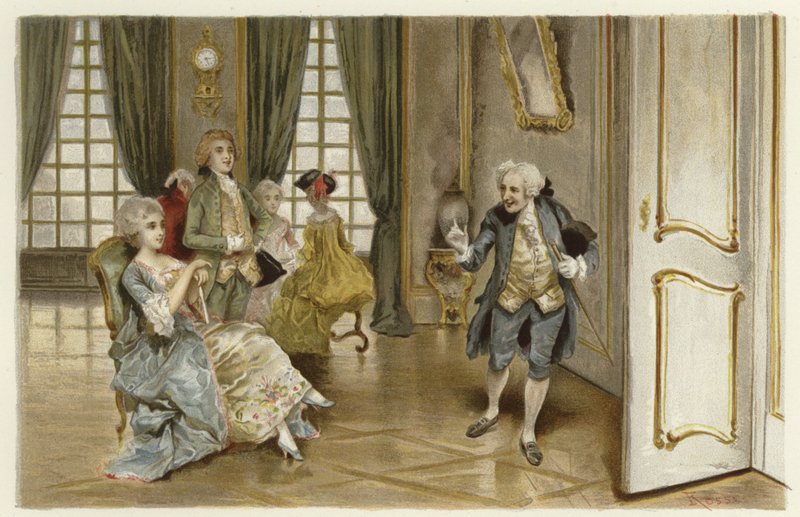 Illustration für The School for Scandal von Lucius Rossi