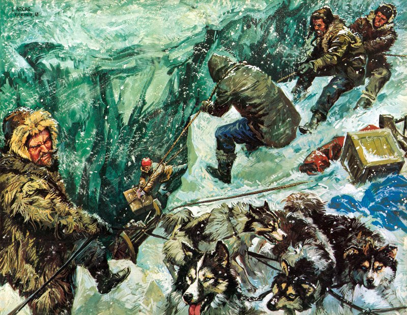 Roald Amundsens Reise zum Südpol von Luis Arcas Brauner