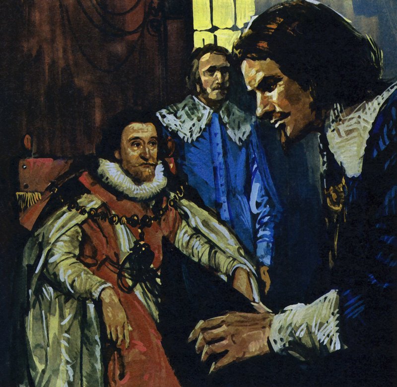 Van Dyck wurde vom Earl of Arundel entdeckt, der ihn König James I. vorstellte von Luis Arcas Brauner