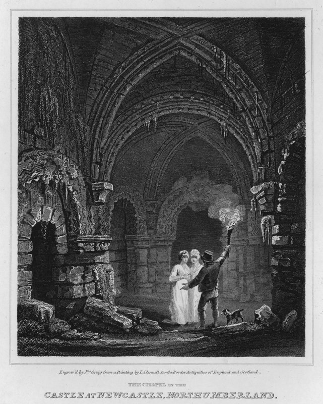 Die Kapelle im Schloss von Newcastle, Northumberland von Luke (after) Clennell