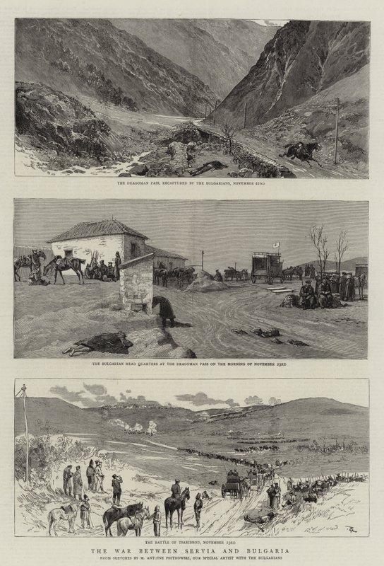 Der Krieg zwischen Serbien und Bulgarien von Maksymiljan Antoni Piotrowski