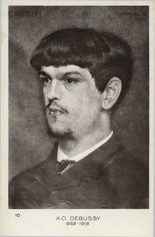 Claude Debussy, französischer Komponist (1862-1918) von Marcel Andre Baschet