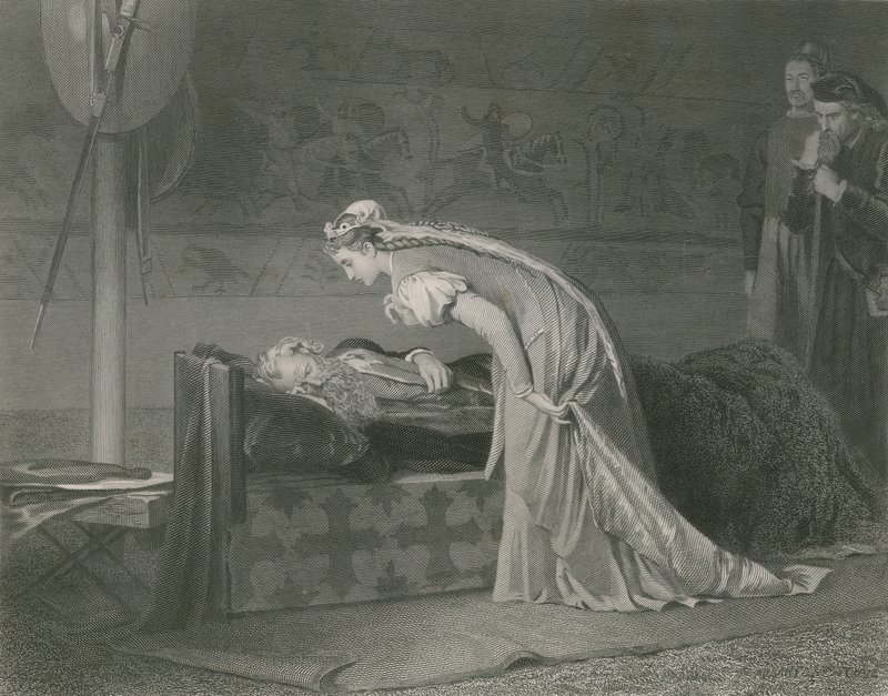 Lear und Cordelia, König Lear von Marcus Stone