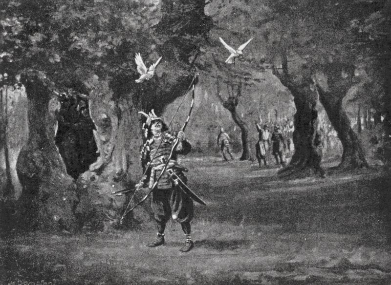 Ein Vorfall im japanischen "Rosenkrieg" von Margaret (after) Dovaston