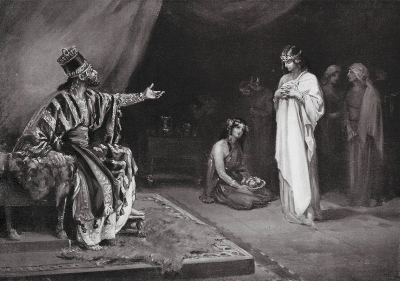Heirat einer assyrischen Prinzessin mit Kara-indash, König von Babylon von Margaret (after) Dovaston