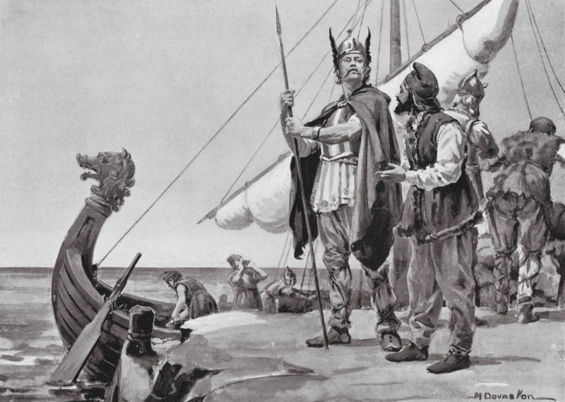 Rurik zieht ins Land der Slawen, 862 n. Chr. von Margaret (after) Dovaston