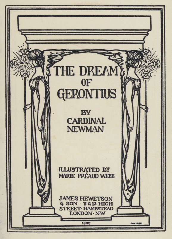 Illustration für Der Traum von Gerontius von Kardinal Newman von Marie Preaud Webb