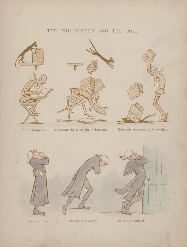 Seite aus den Humours of Cynicus (farbige Gravur) von Martin  Anderson