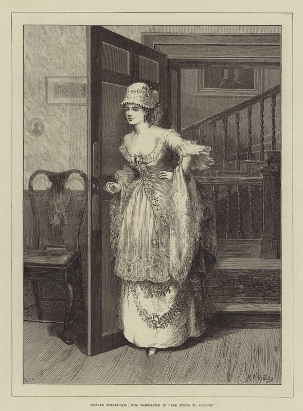 Privattheater, Miss Hardcastle in 