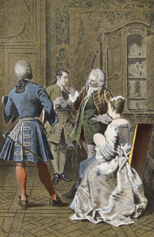 Im Haus von Monsieur G M von Maurice Leloir