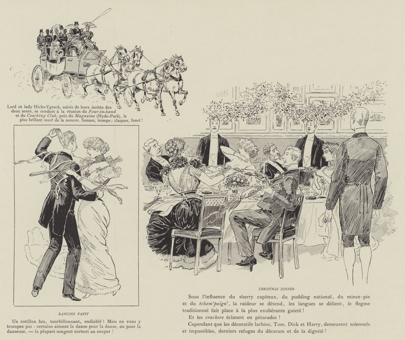 Illustration für La Vie De Londres von Mars von Maurice Charles Mathieu Bonvoisin