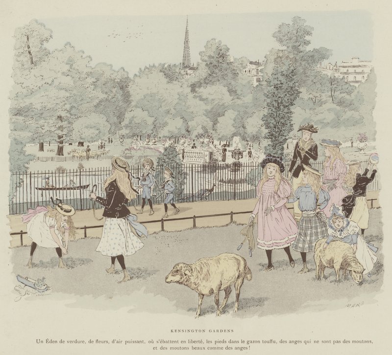 Illustration für La Vie De Londres von Mars von Maurice Charles Mathieu Bonvoisin