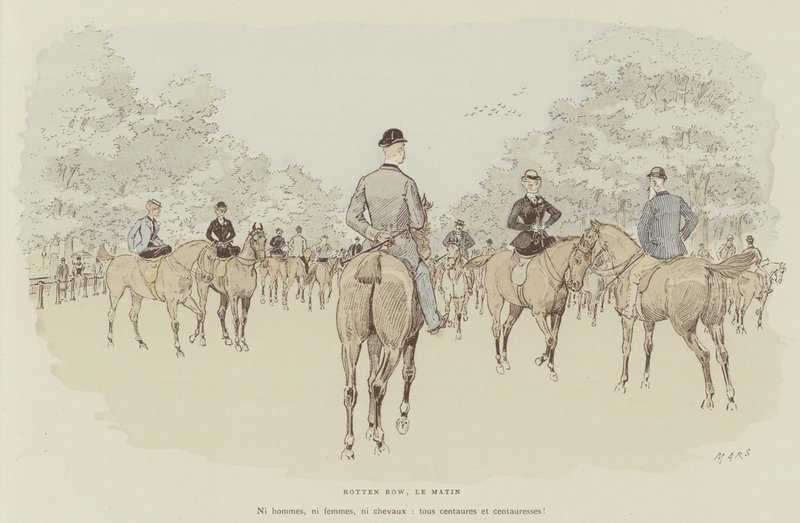 Illustration für La Vie De Londres von Mars von Maurice Charles Mathieu Bonvoisin
