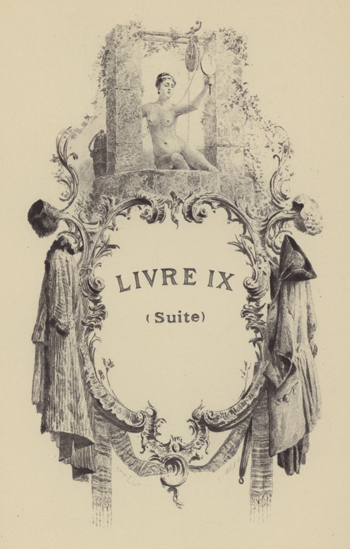 Illustration für Buch IX von Les Confessions de Jean-Jacques Rousseau von Maurice Leloir