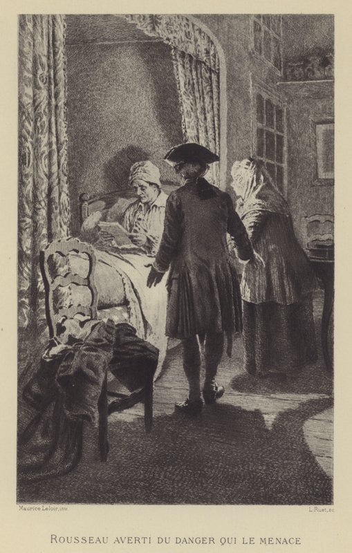 Rousseau gewarnt vor der drohenden Gefahr von Maurice Leloir